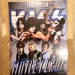 Kiss/ Motley Crue "The Tour" promo poster
